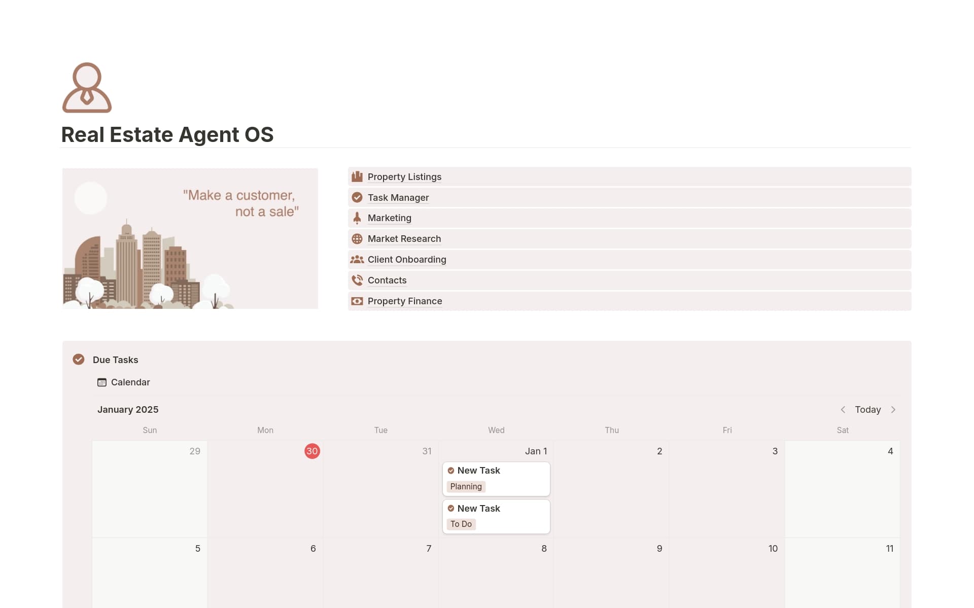 Real Estate Agent OS — All-in-one toolkit! — template preview