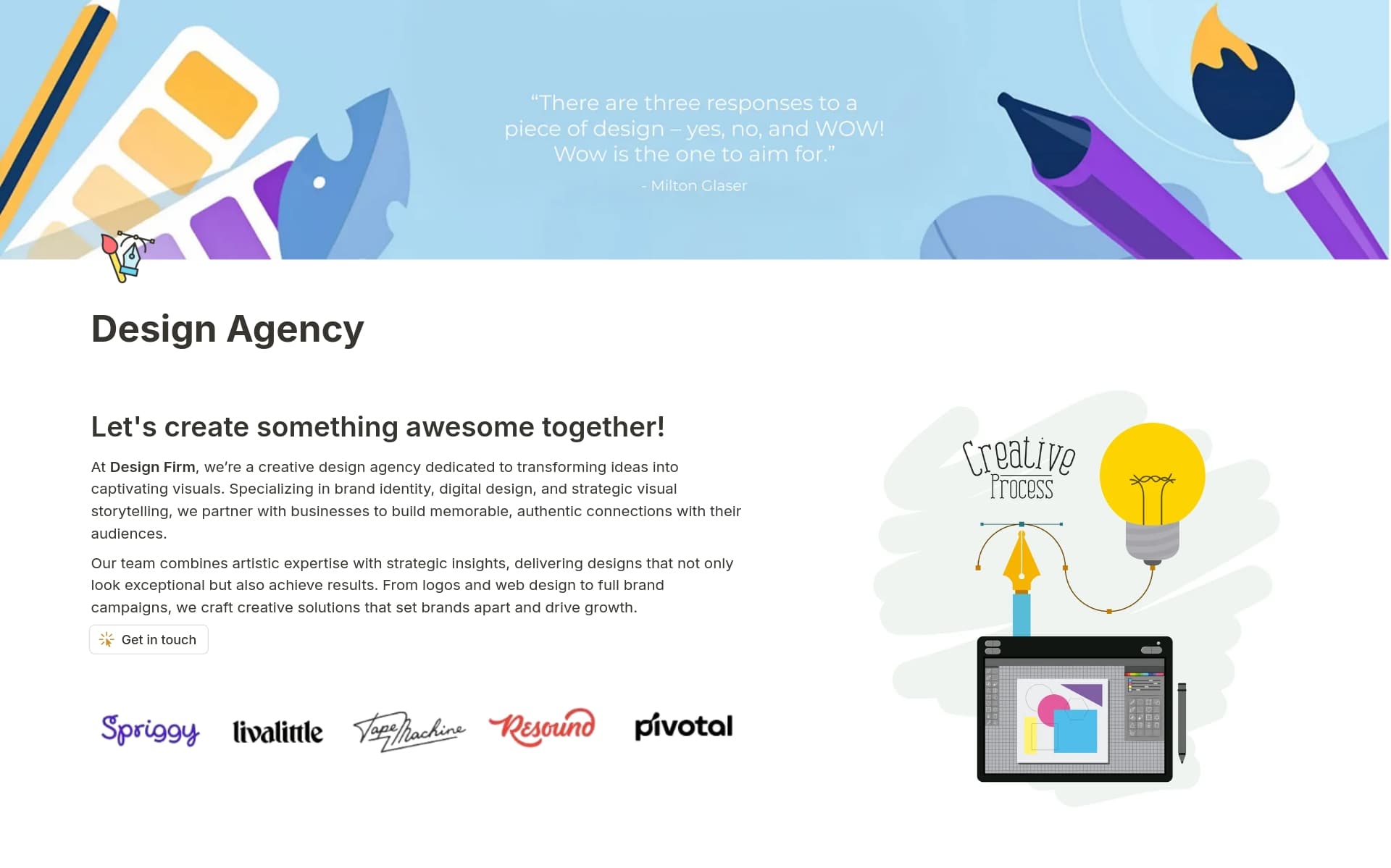 Agency Website – Showcase Your Portfolio in Style! - template preview